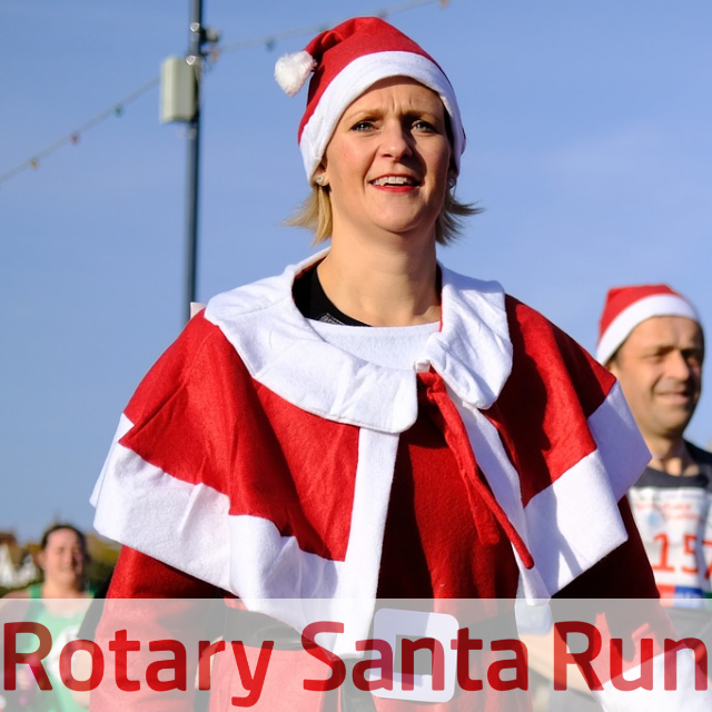 rotary santa run